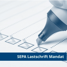 SEPA Lastschrift Mandat
